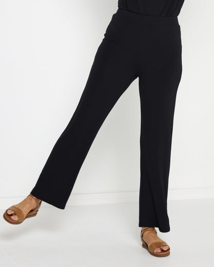 Splendour Bamboo Pants - Black