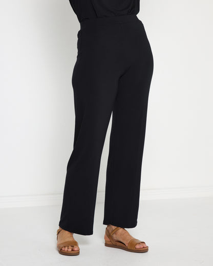 Splendour Bamboo Pants - Black
