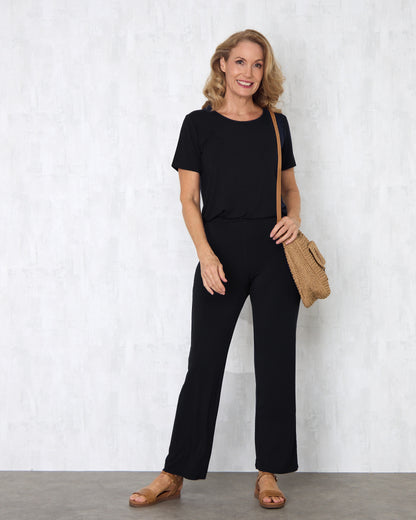 Splendour Bamboo Pants - Black