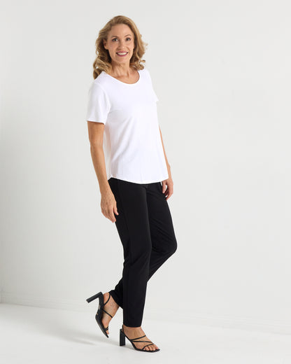 Splendour Bamboo Tee - White