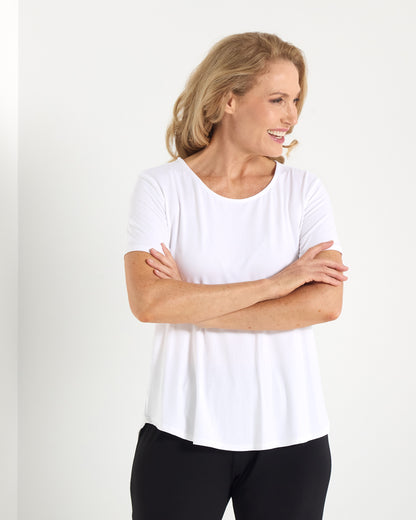Splendour Bamboo Tee - White