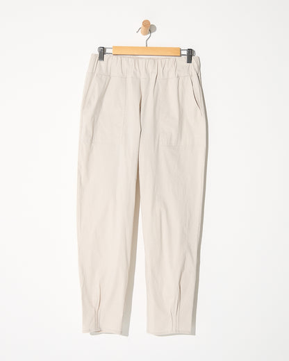 Travel Ease Tuck Pants - Stone