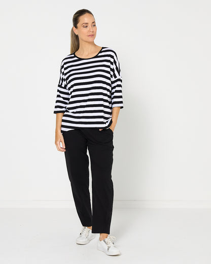 Breeze Lite Tuck Pants - Black