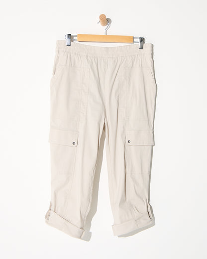 Travel Ease Cargo Pants - Stone