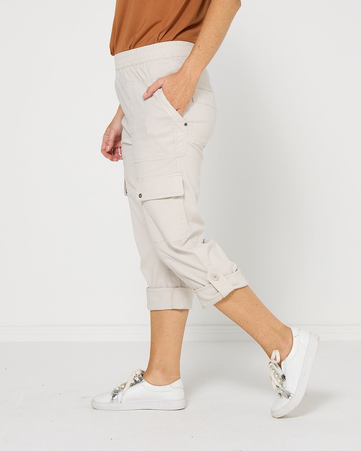 Breeze Lite Cargo Pants - Stone