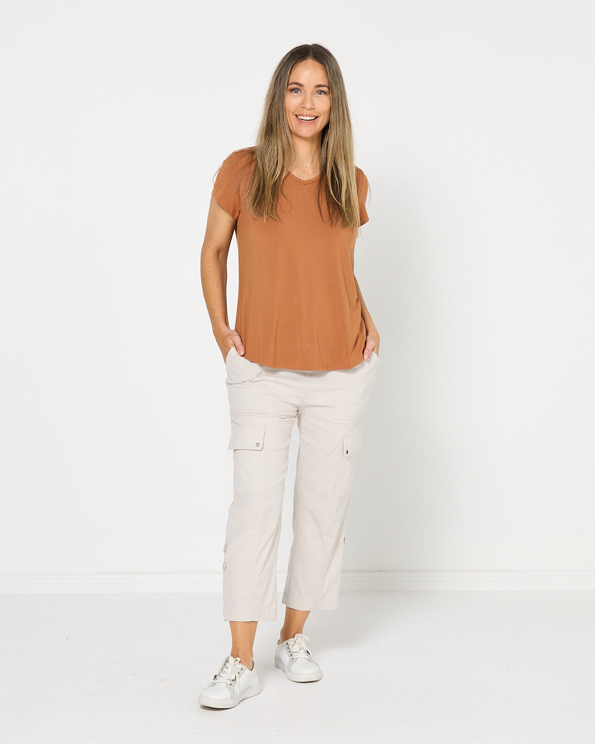 Breeze Lite Cargo Pants - Stone