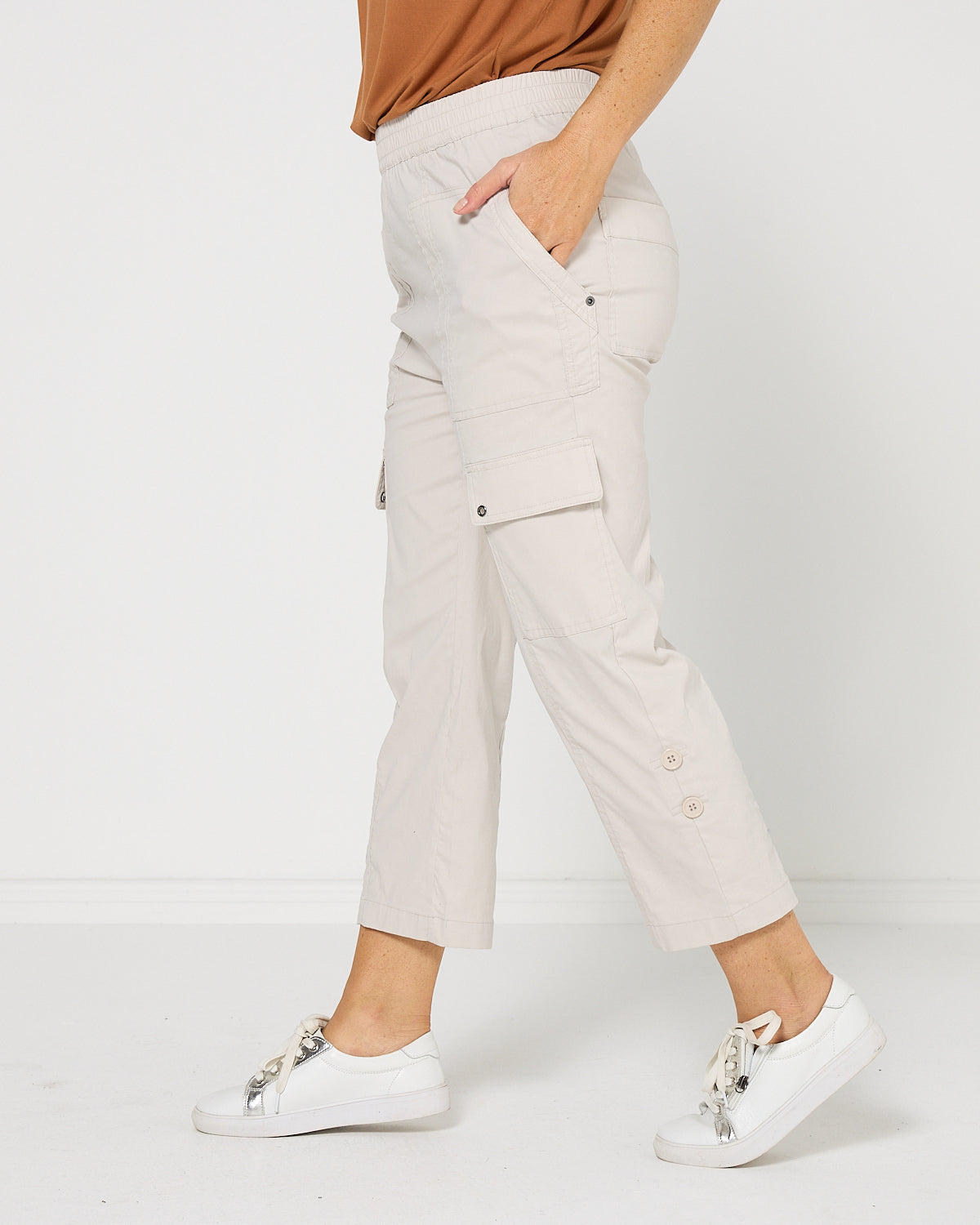 Breeze Lite Cargo Pants - Stone