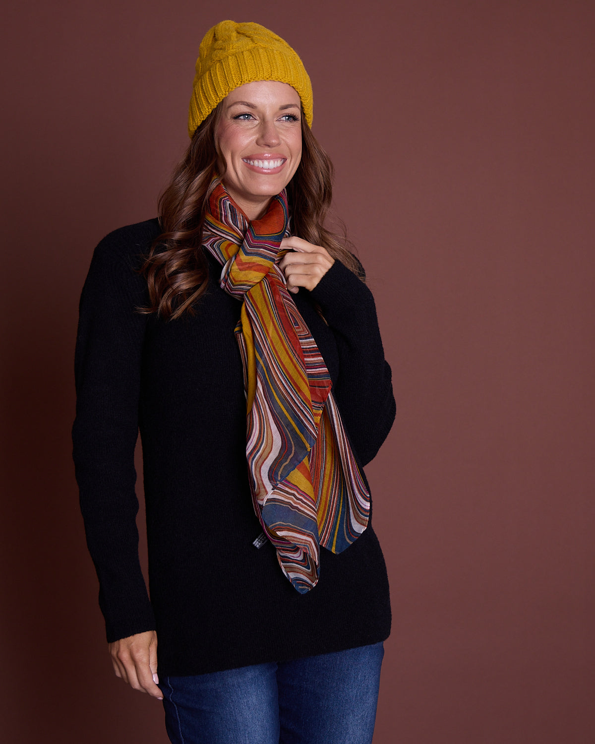 Kimber Scarf - Mustard Lava Lamp