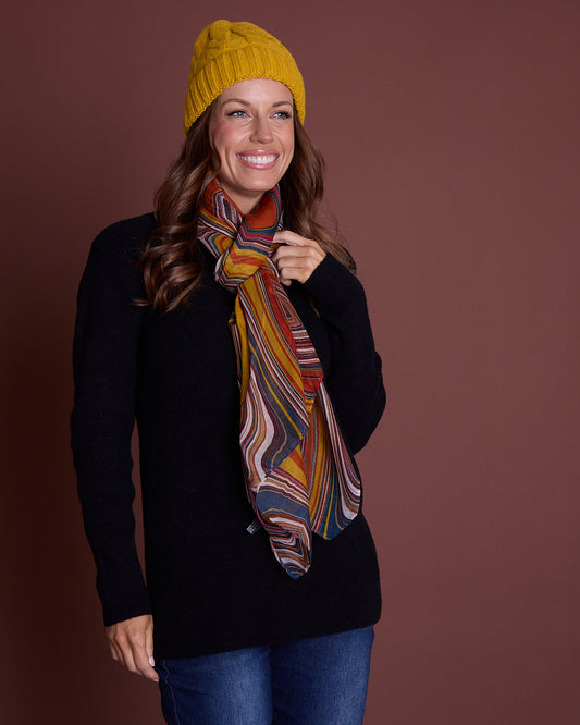 Kimber Scarf - Mustard Lava Lamp