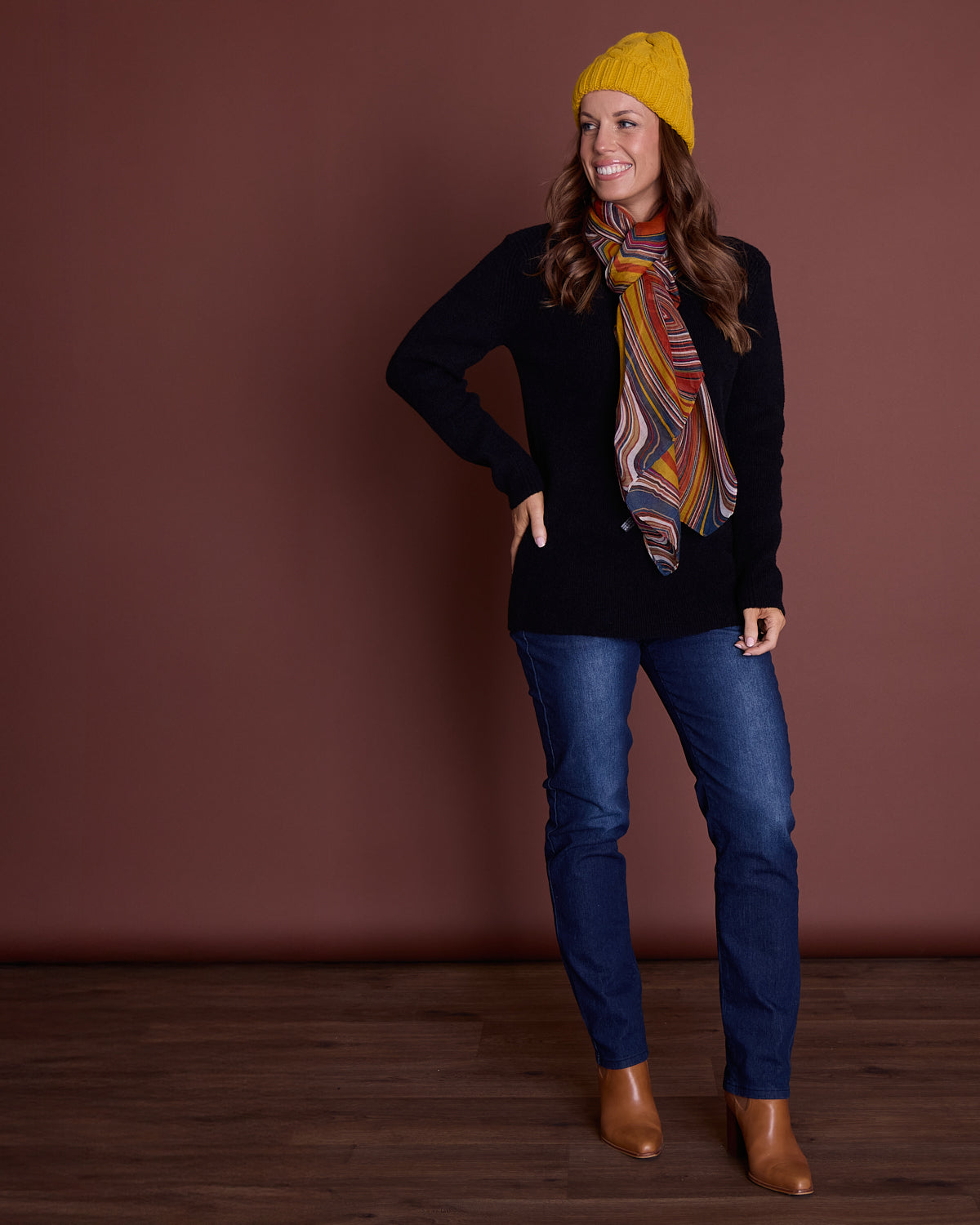 Kimber Scarf - Mustard Lava Lamp