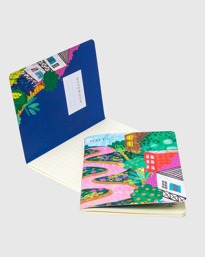 Amalfi Pocket Notebook 2 Pk - Scenic Route/Note that Down