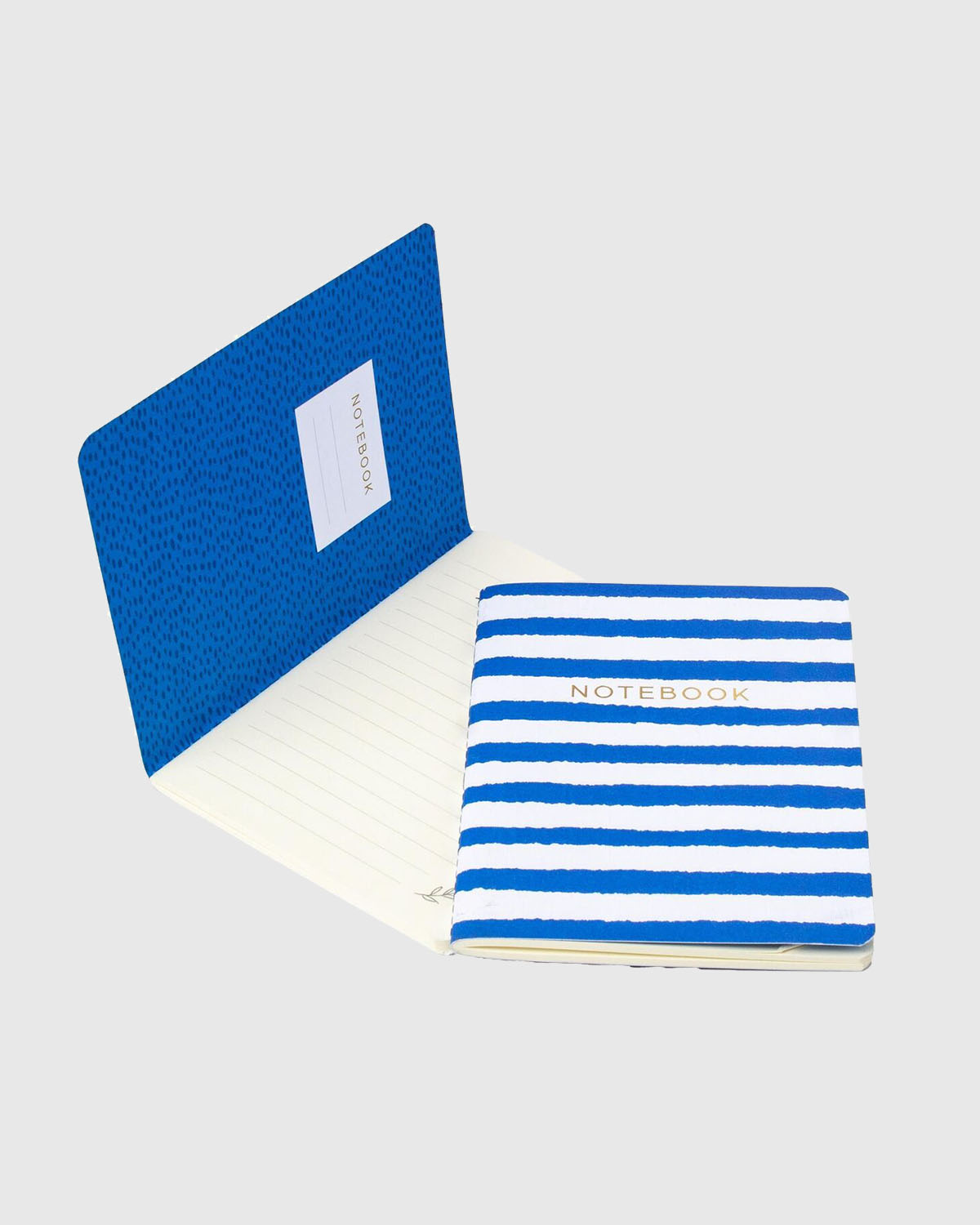 Amalfi Pocket Notebook 2 Pk - City Stroll/Blue Stripe