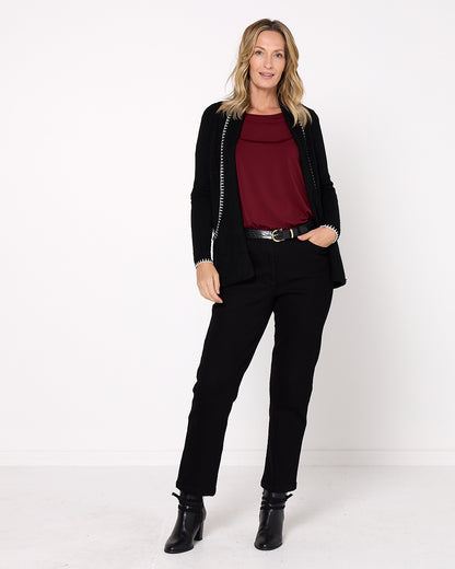 Ren Knit Cardi - Black