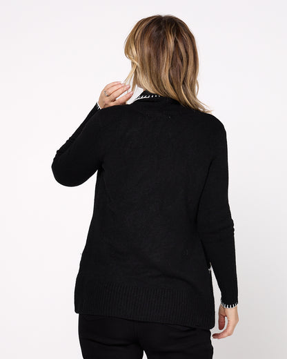 Ren Knit Cardi - Black