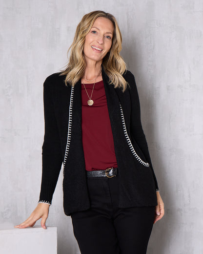 Ren Knit Cardi - Black