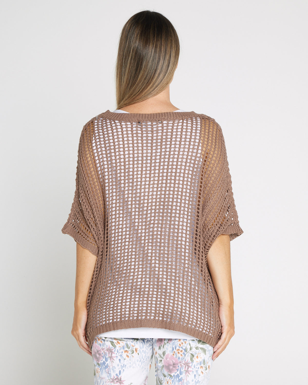 Salma Summer Cotton Knit - Mocha