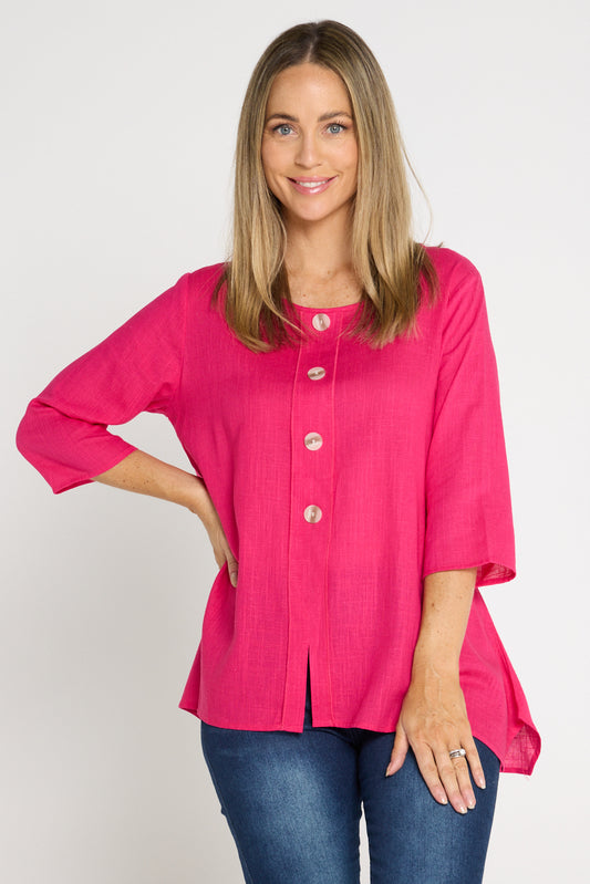 Samira Top - Hot Pink