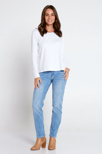 Savannah Cotton Jeans - Denim