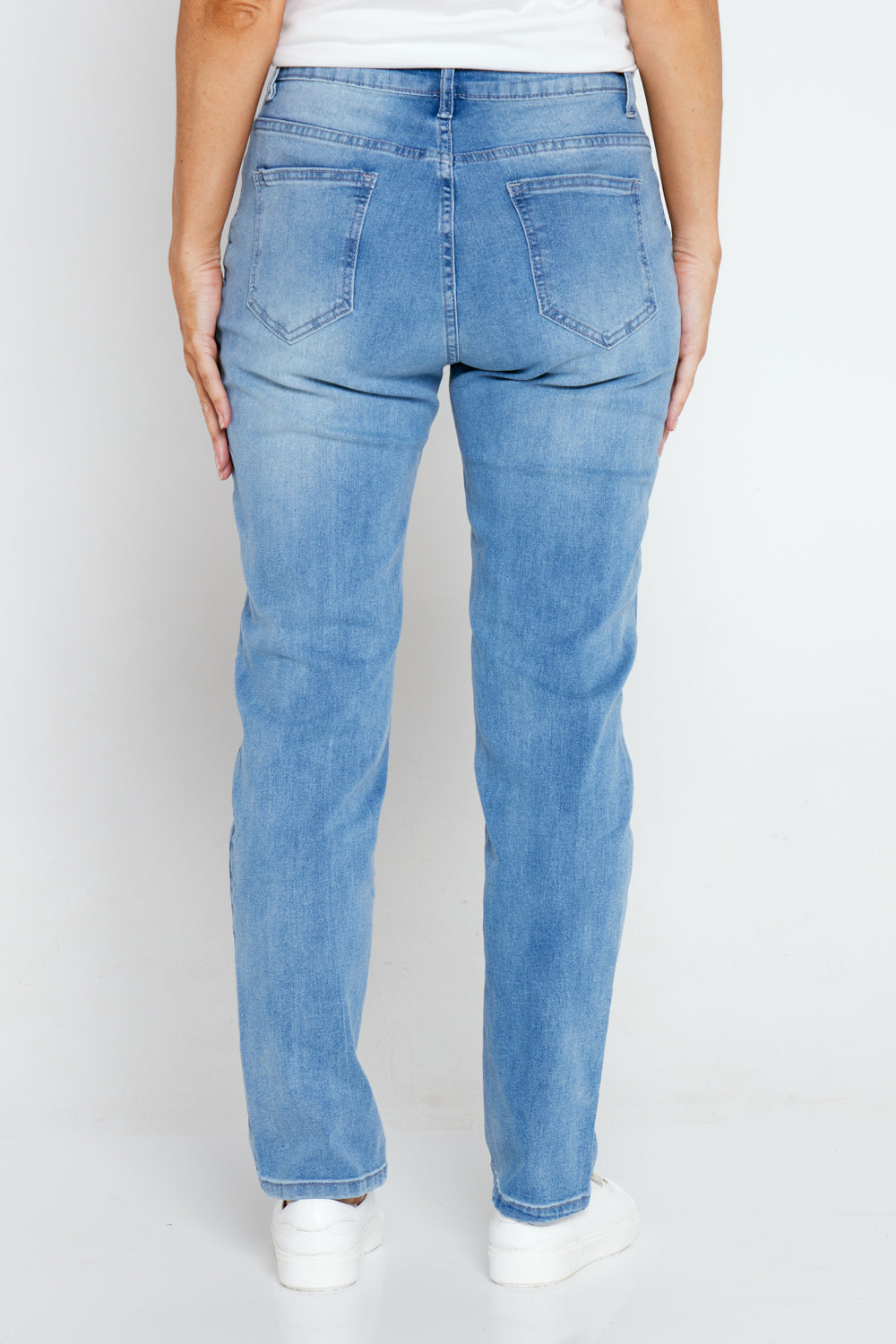Savannah Cotton Jeans - Denim – TULIO Fashion