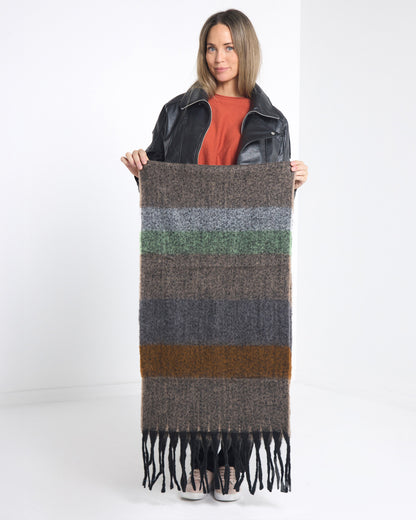 Rathscar Scarf - Forest Taupe