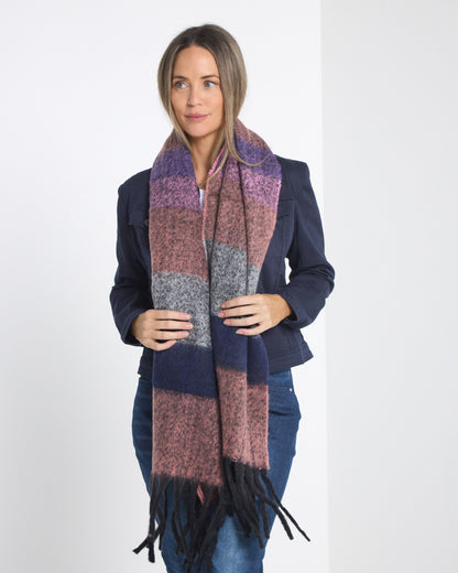Rathscar Scarf - Mulberry Twilight