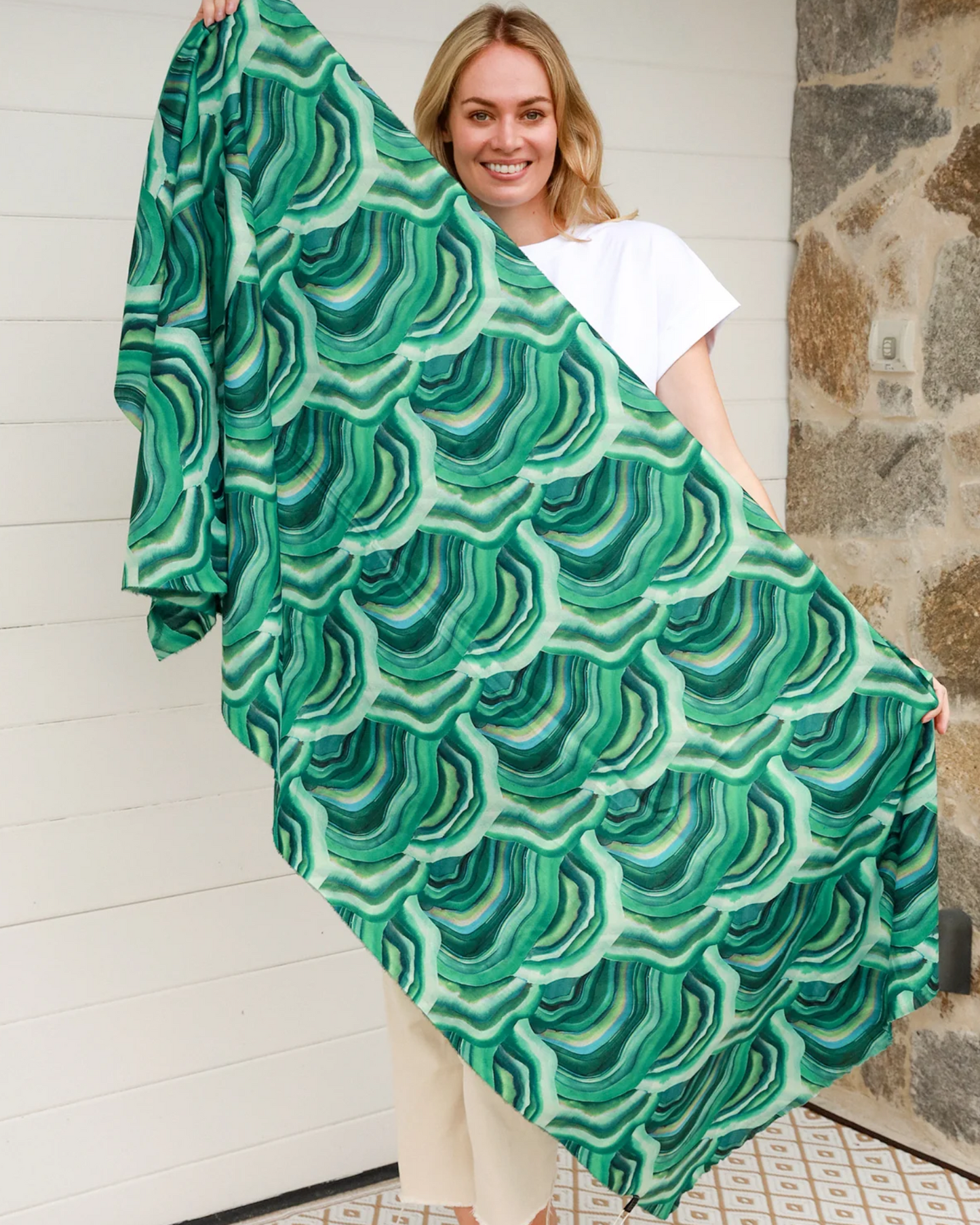 Rivendell  Scarf - Jade Agate