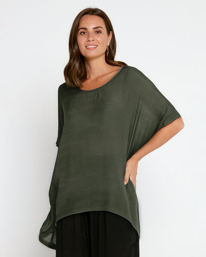 Serena Top - Cypress Green