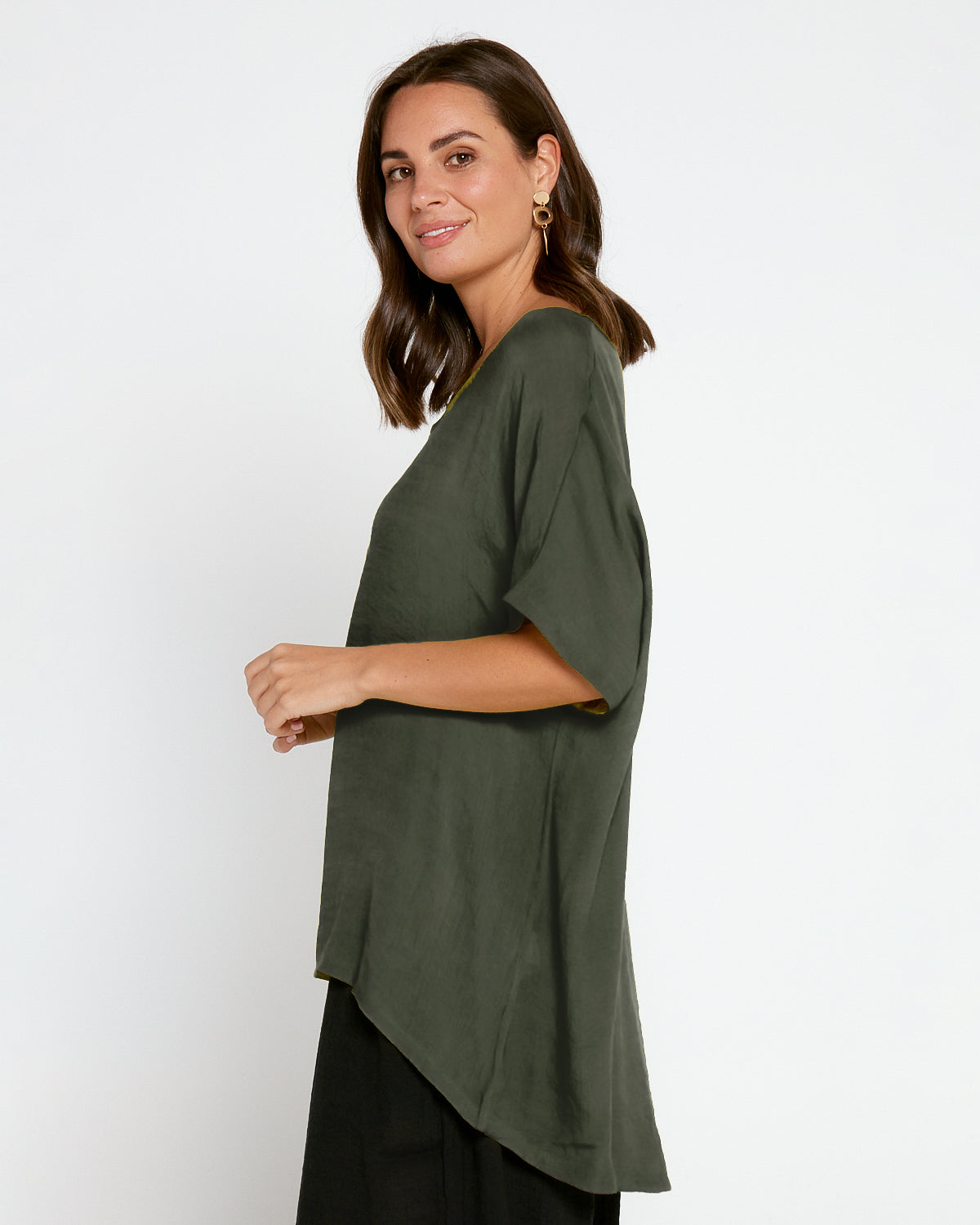 Serena Top - Cypress Green