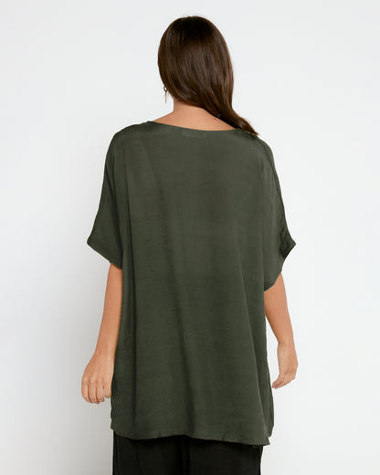 Serena Top - Cypress Green