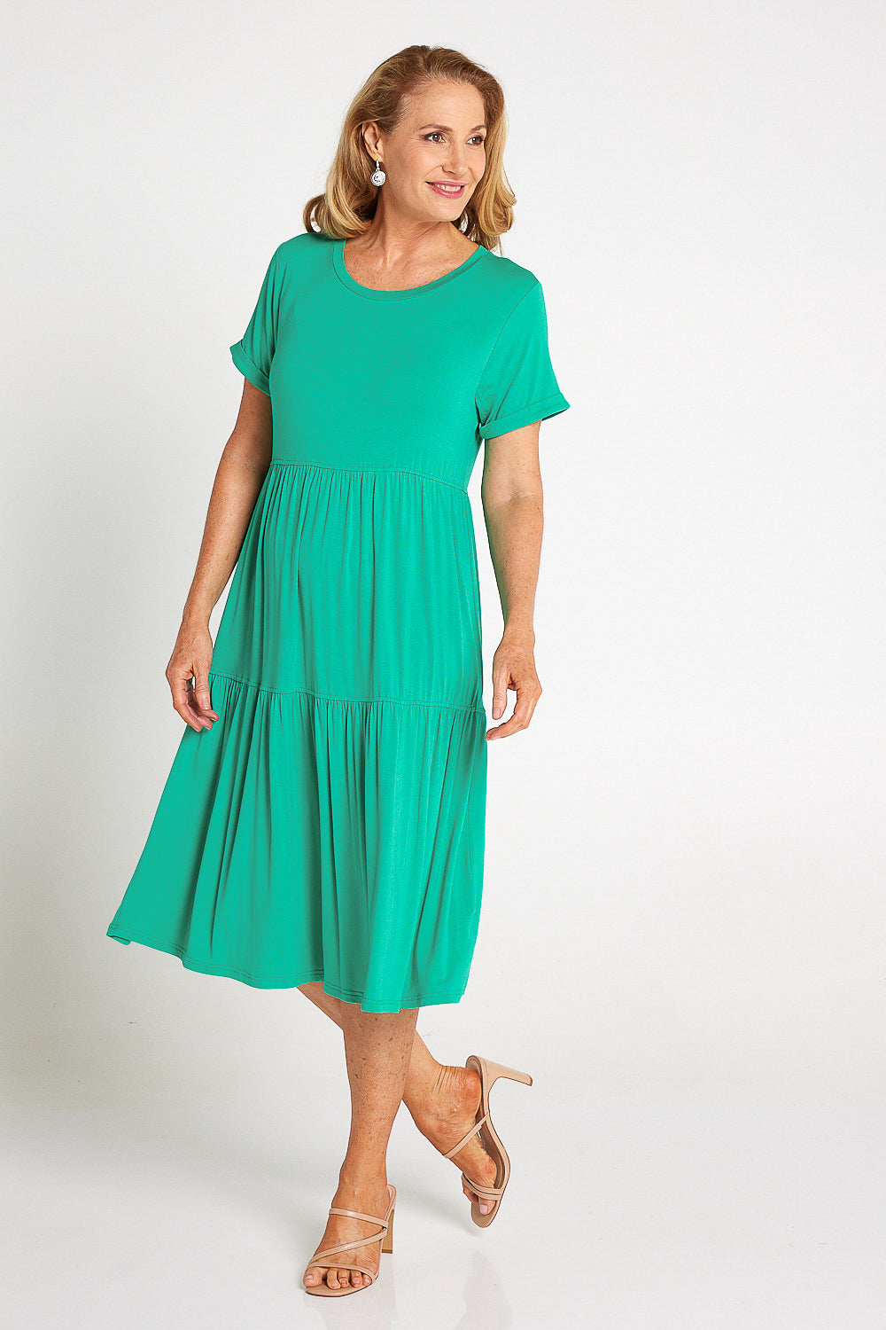 Shyla Modal Dress - Jade Green