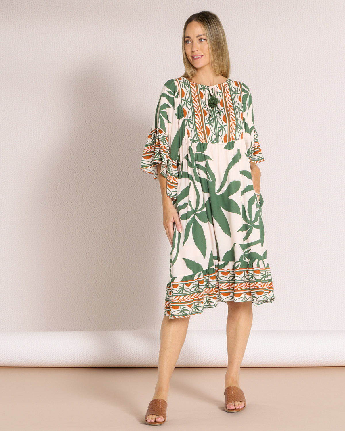 Sicily Dress - Summer Forest