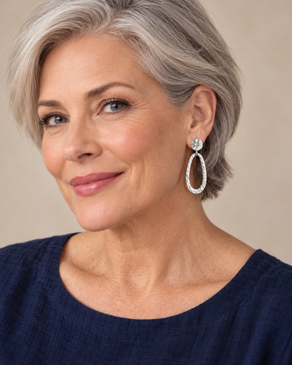 Cristy Earrings - Silver