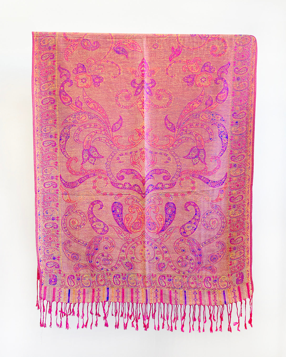 Sitar Reversible Scarf - Azalea Paisley