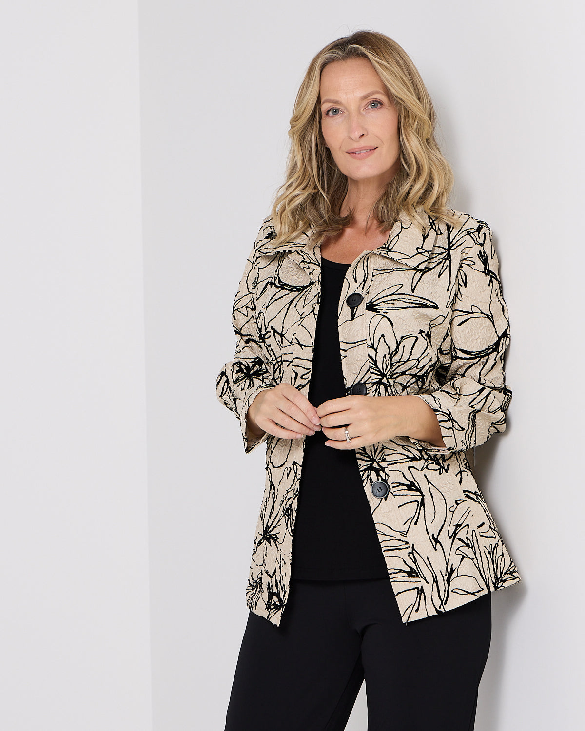 Nevena Jacket - Meadow Sketch