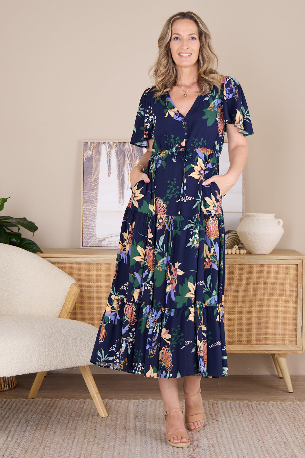 Soraya Dress - Australian Native Floral