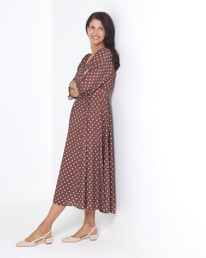 Silvan Dress - Chocolate Spot