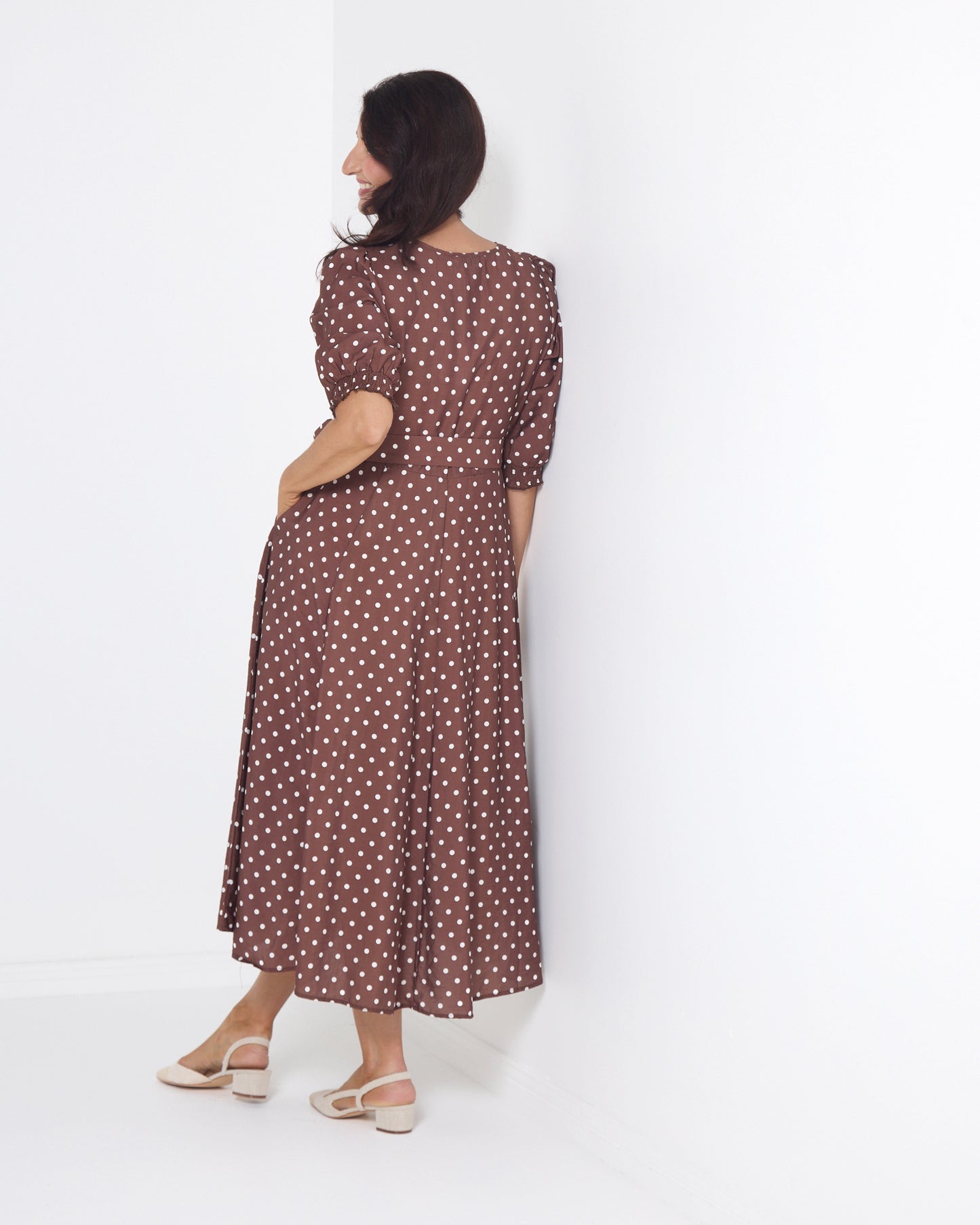 Silvan Dress - Chocolate Spot