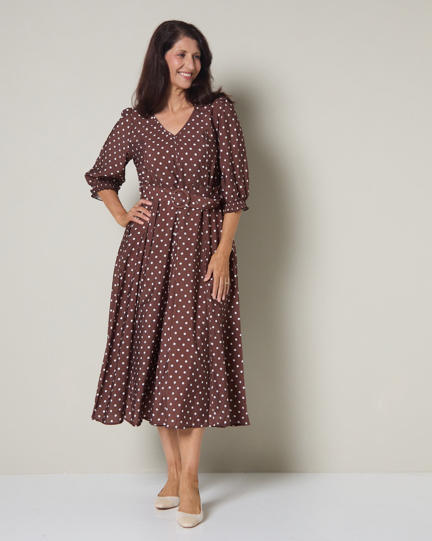 Silvan Dress - Chocolate Spot