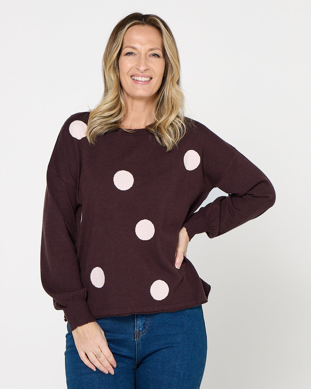 Tambo Knit - Brown Spot