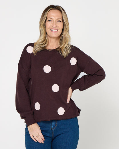 Tambo Knit - Brown Spot