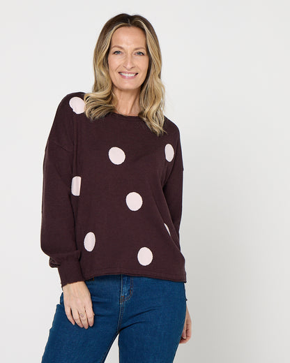 Tambo Knit - Brown Spot