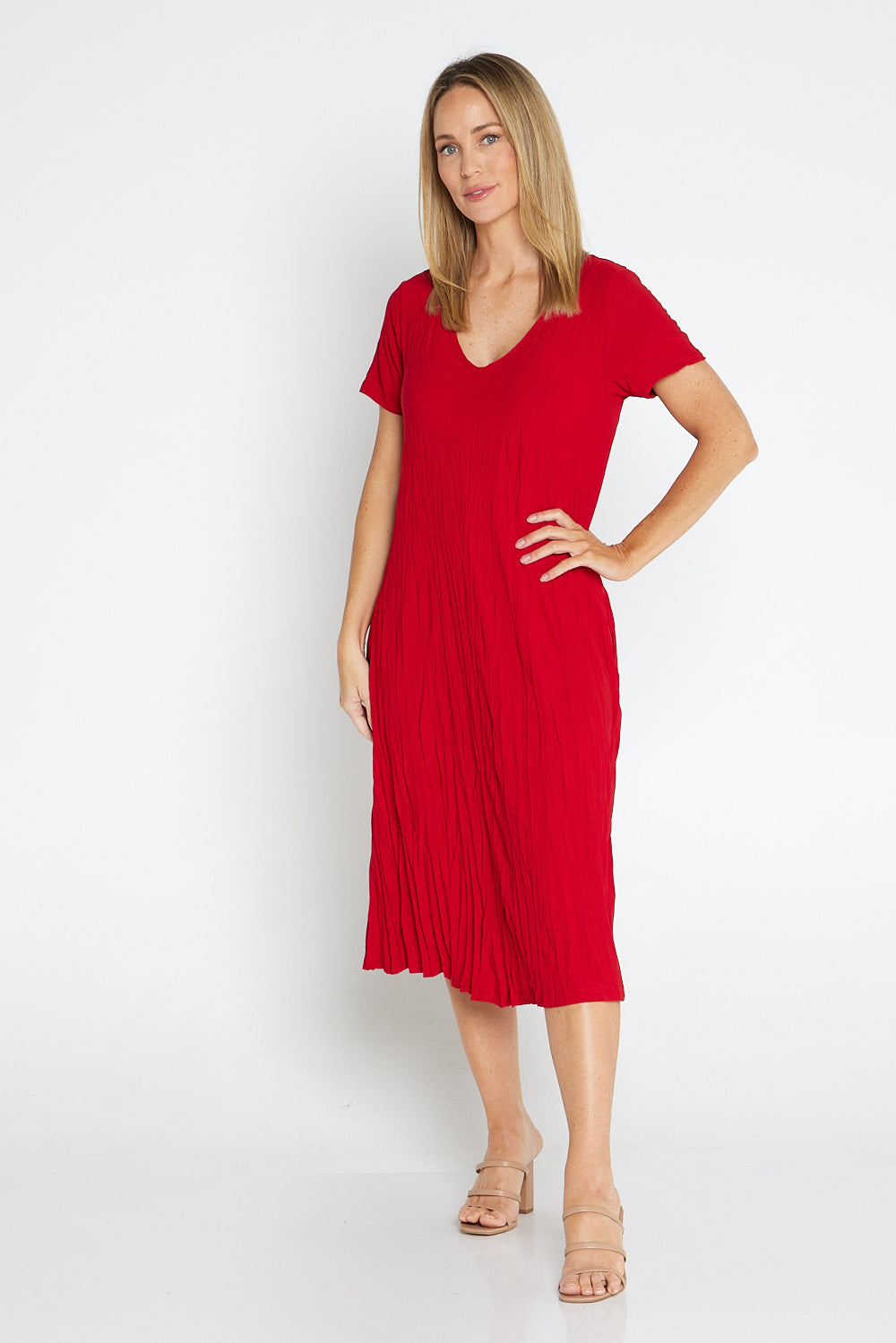 Stella Dress - Red