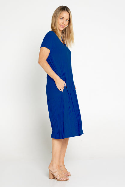 Stella Dress - Royal Blue