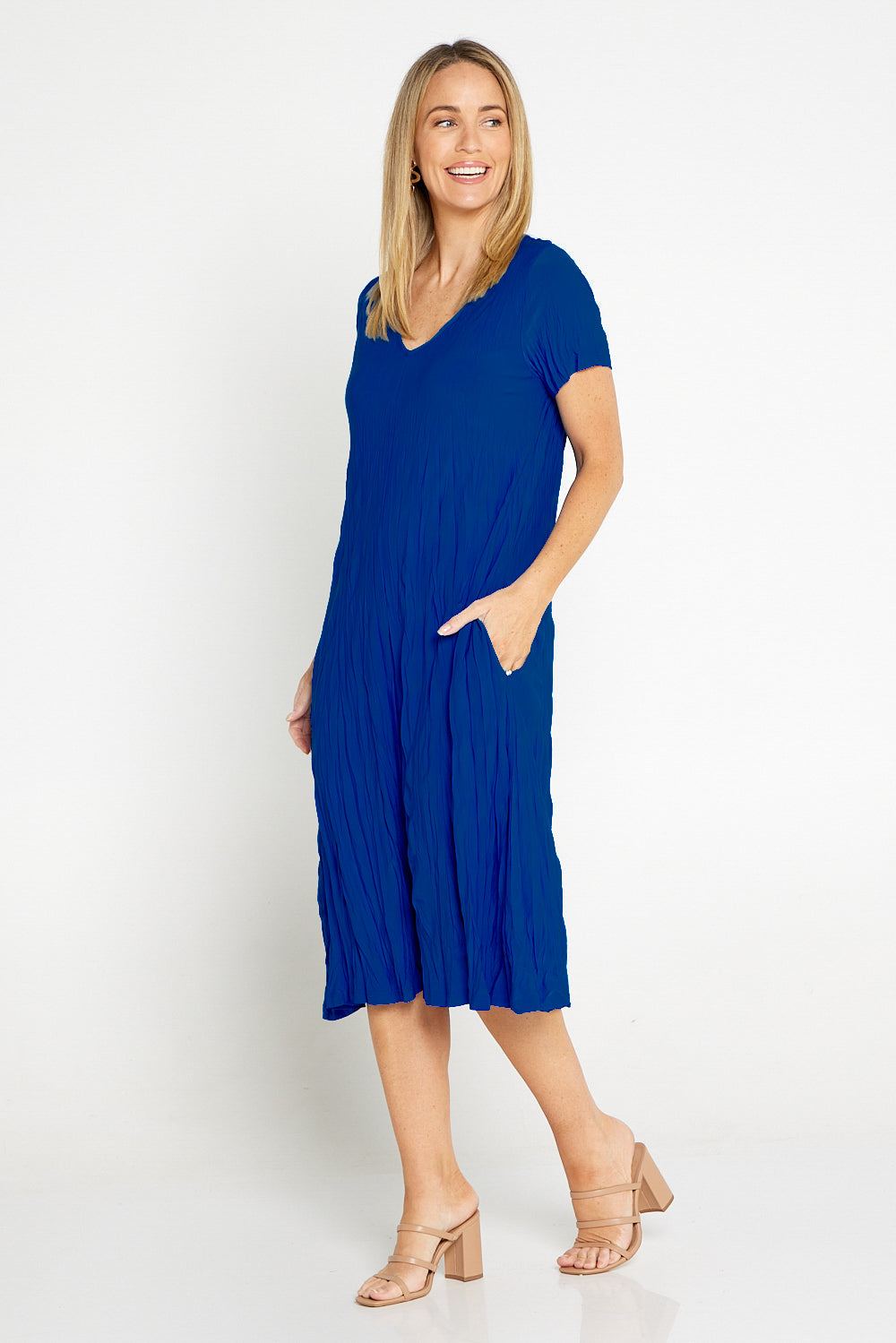 Stella Dress - Royal Blue