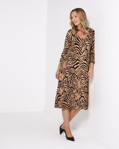 Stella Dress - Animal