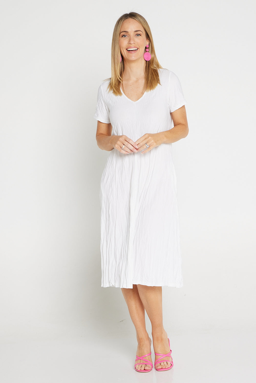 Highest Quality Linen Midi Dress Verona