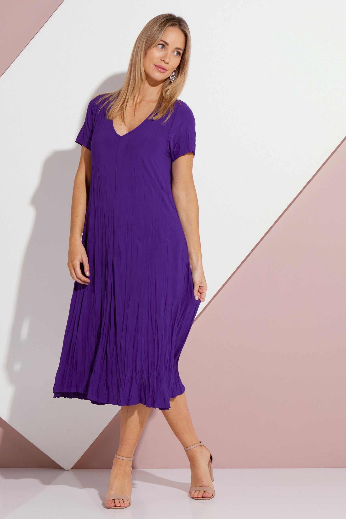 Stella Dress - Purple