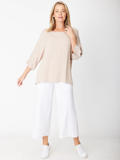 Summer Ease Essential Top - Natural