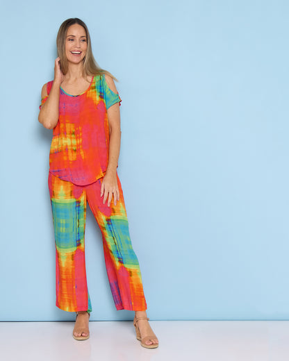 Summer Rainbow Pant - Sunset Wash