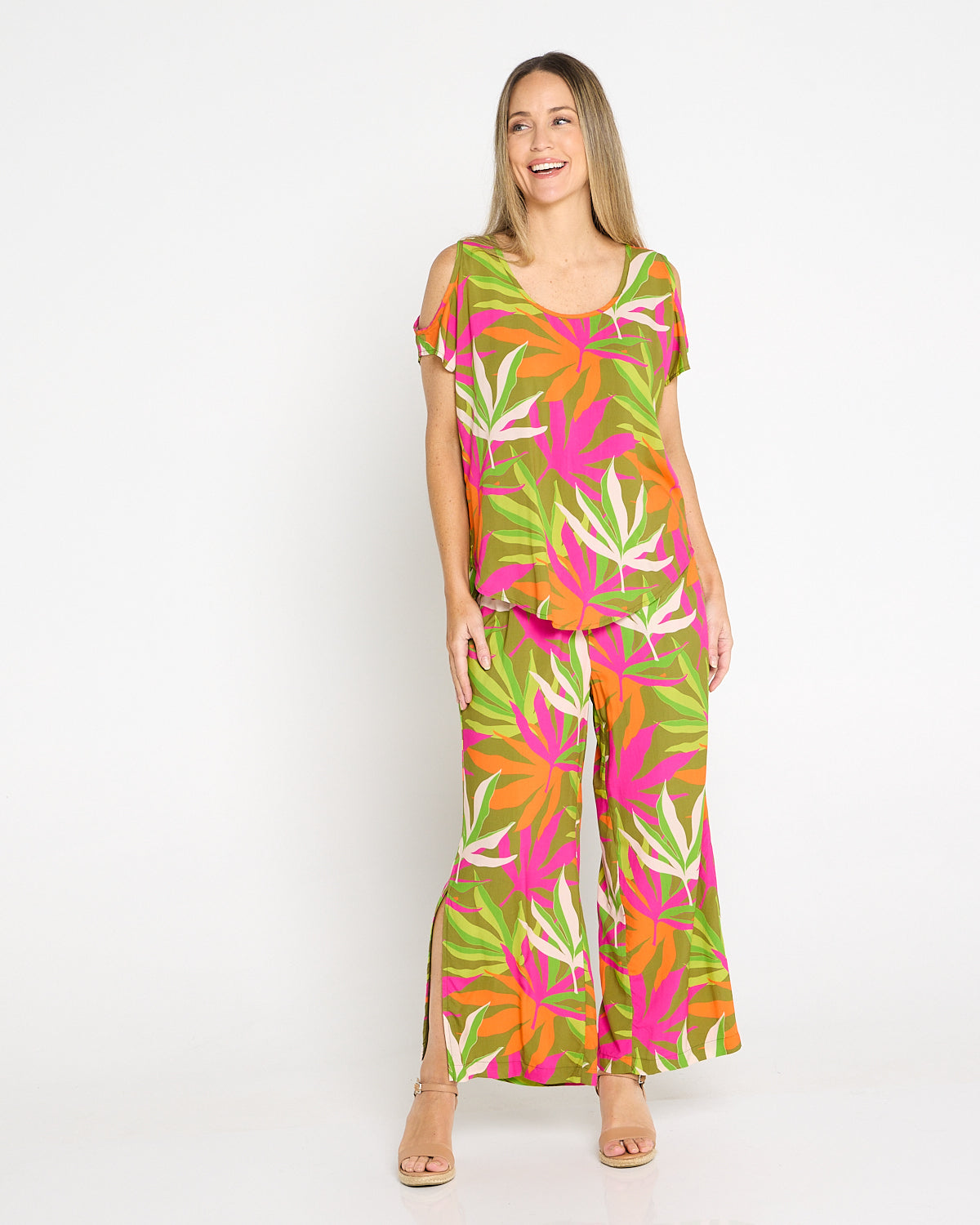 Solana Top - Neon Tropical